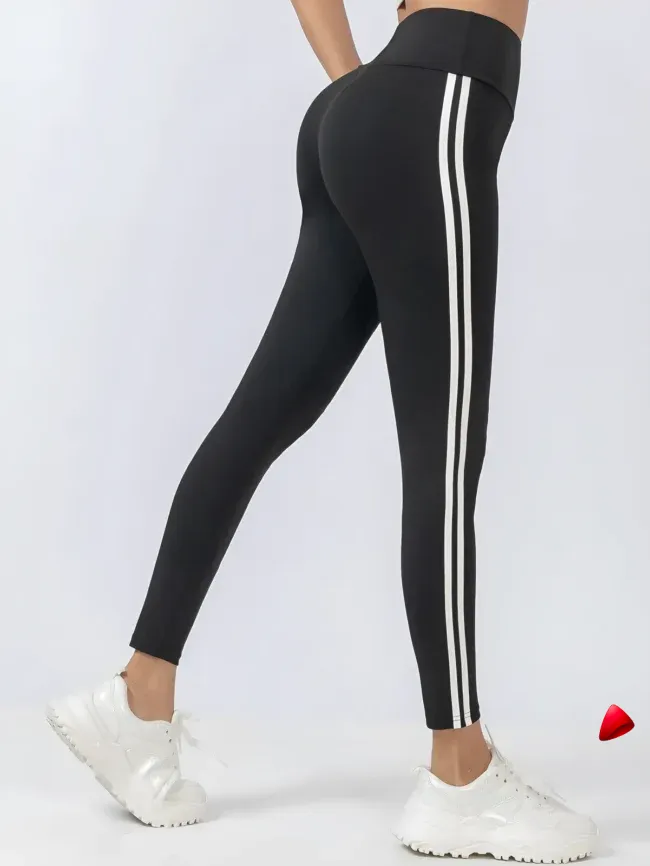 Legging Yoga Travesti Bandes Latérales Sport — galerie