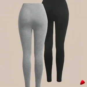 Pack 2 Leggings Travesti Coton Yoga Taille Haute — galerie