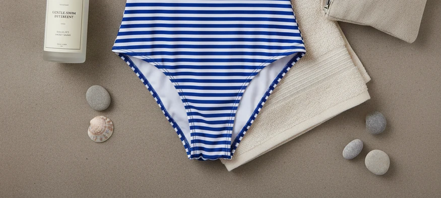 Entretien et rangement discret d'un maillot de bain travesti - Amenzia