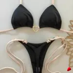 Maillot Travesti Tankini Volants Taille Haute Effet Ventre Plat — galerie