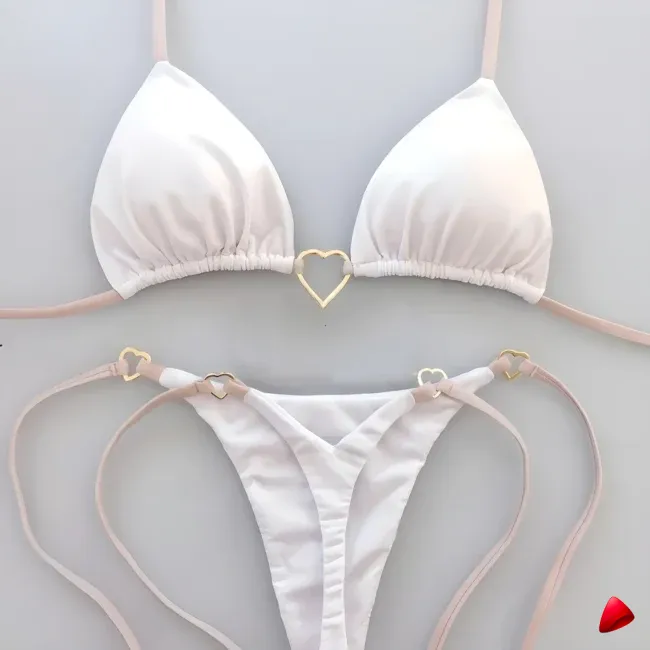 Maillot Travesti Tankini Volants Taille Haute Effet Ventre Plat — image principale