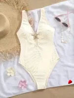 Maillot Travesti Une Pièce Étoile Mer Décolleté Plongeant — galerie