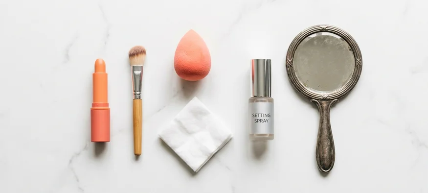 Maquillage travesti : correcteur orangé pour cacher ombre de barbe technique
