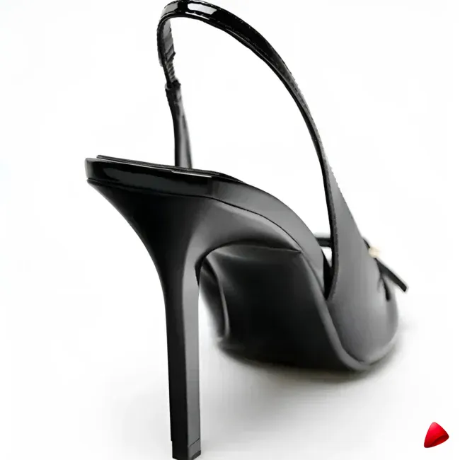 Mule Travesti Satin Bout Pointu Talon Aiguille Multi Coloris — galerie