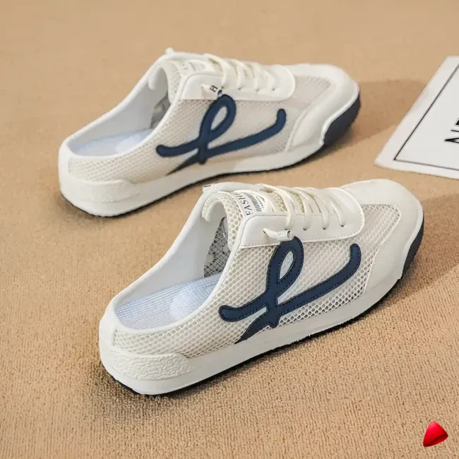 Mule Travesti Sneaker Maille Demi-Chausson Slip-On Ete - galerie