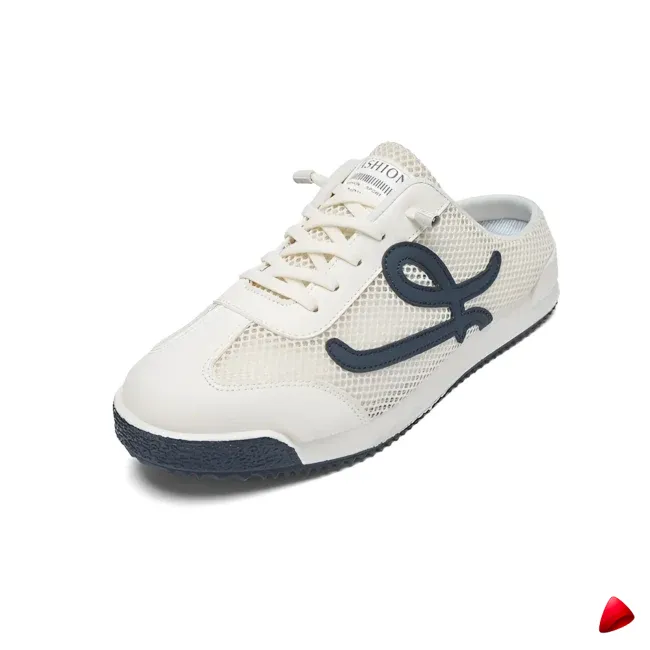 Mule Travesti Sneaker Maille Demi-Chausson Slip-On Ete - galerie