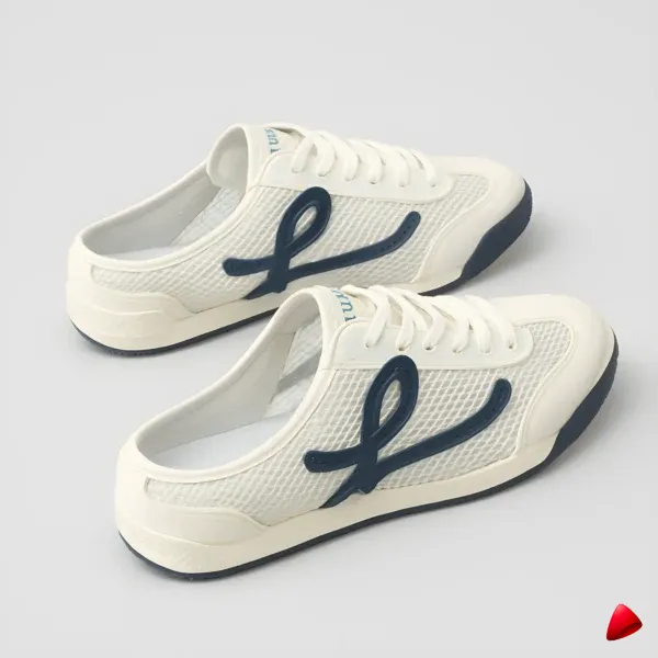 Mule Travesti Sneaker Maille Demi-Chausson Slip-On Ete - image principale