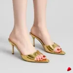 Mule Travesti Bout Pointu Stiletto Talon Aiguille Multi Coloris — image principale