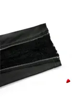 Pantalon Simili Cuir Travesti Dentelle Taille Haute — galerie