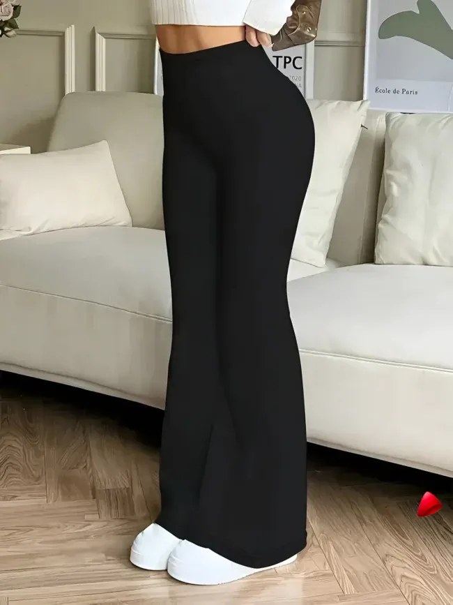Pantalon Évasé Travesti Yoga Taille Haute — galerie