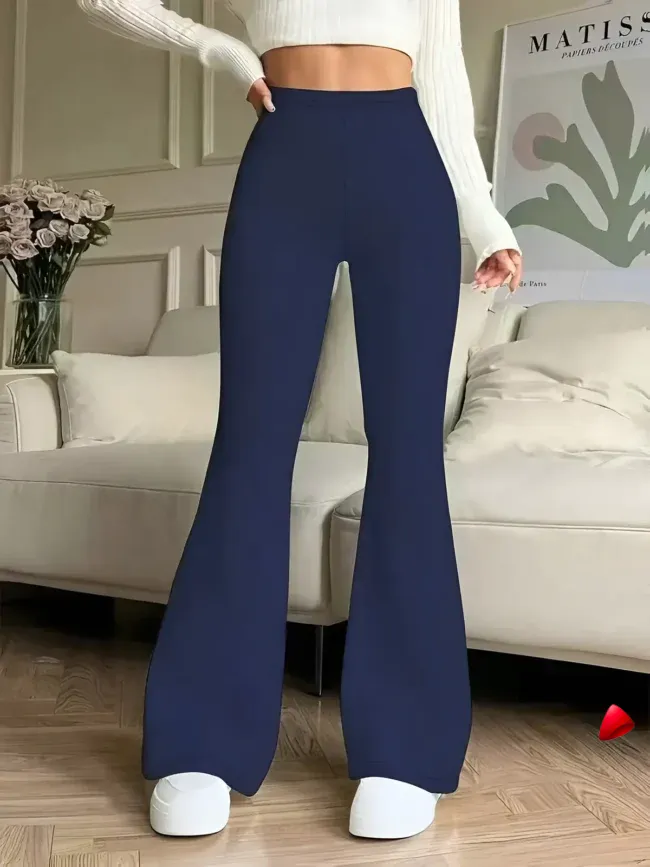Pantalon Évasé Travesti Yoga Taille Haute — galerie