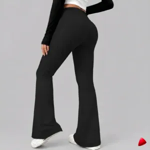 Pantalon Évasé Travesti Yoga Taille Haute — image principale