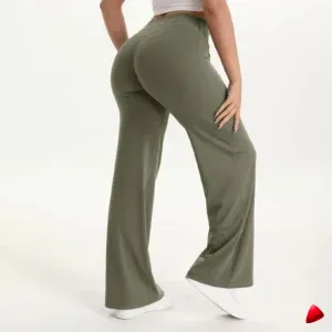 Pantalon Yoga Travesti Jambe Droite Taille Haute — galerie