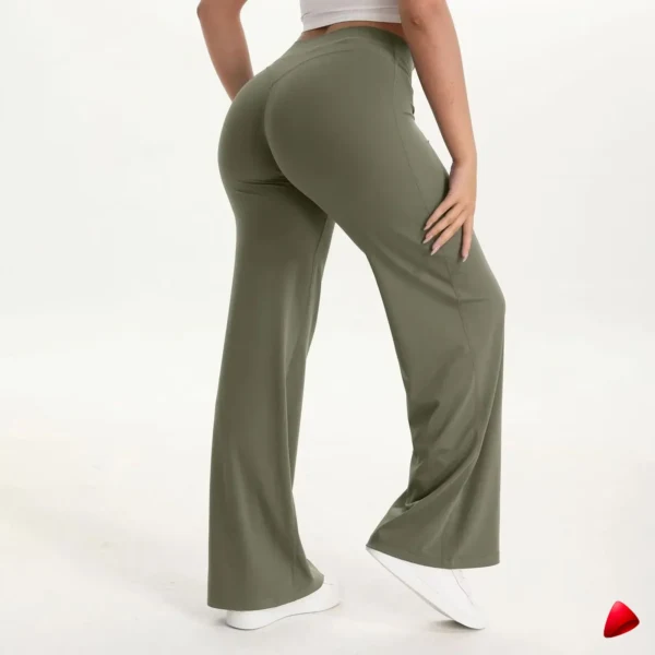 Pantalon Yoga Travesti Jambe Droite Taille Haute — galerie