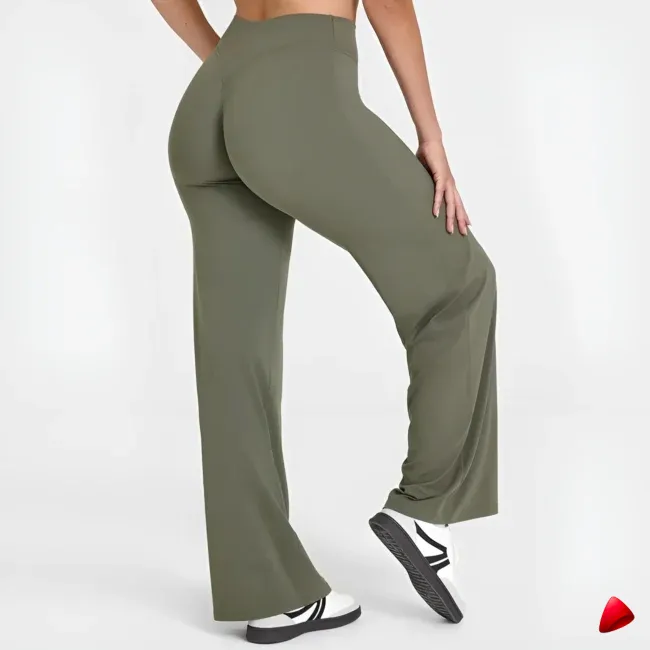 Pantalon Yoga Travesti Jambe Droite Taille Haute — galerie