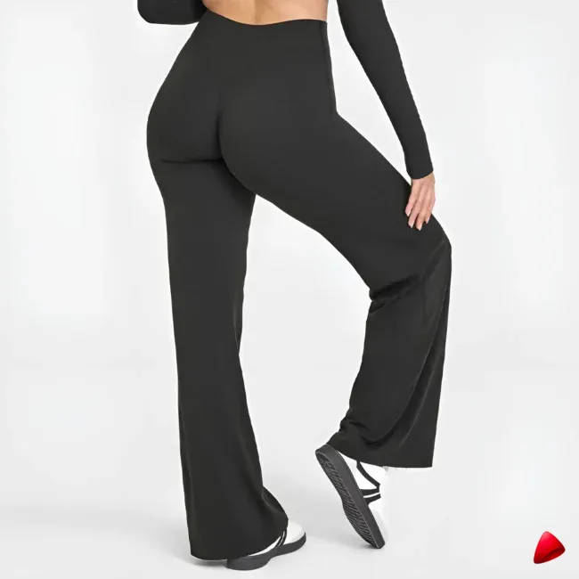Pantalon Yoga Travesti Jambe Droite Taille Haute — galerie