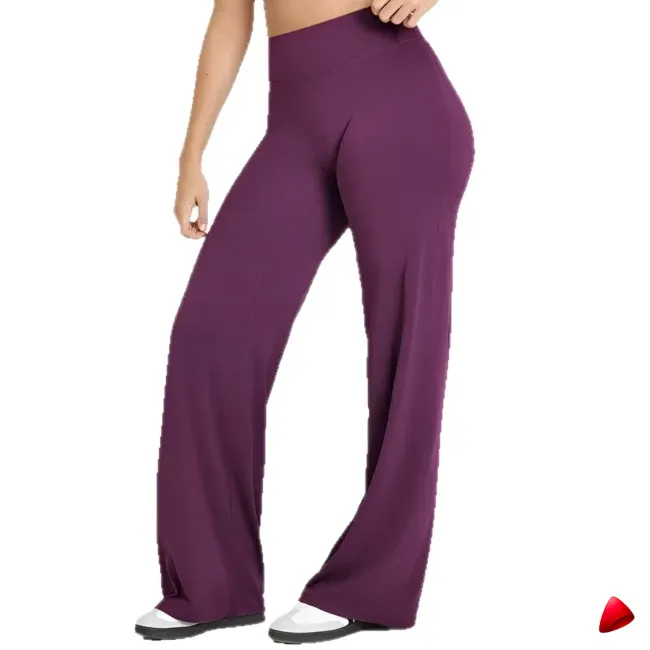 Pantalon Yoga Travesti Jambe Droite Taille Haute — galerie