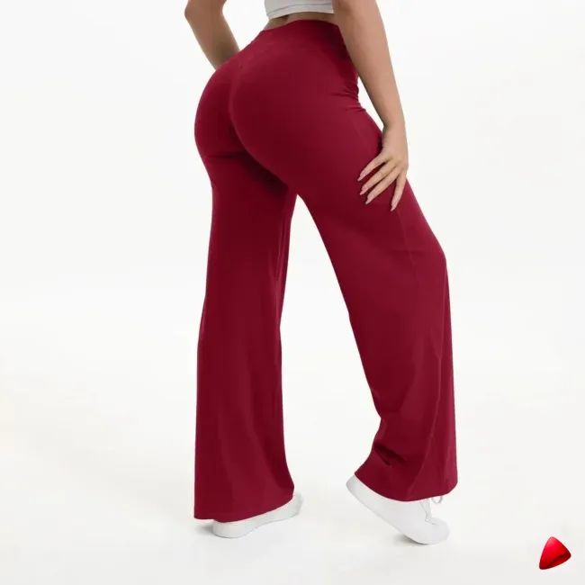 Pantalon Yoga Travesti Jambe Droite Taille Haute — galerie
