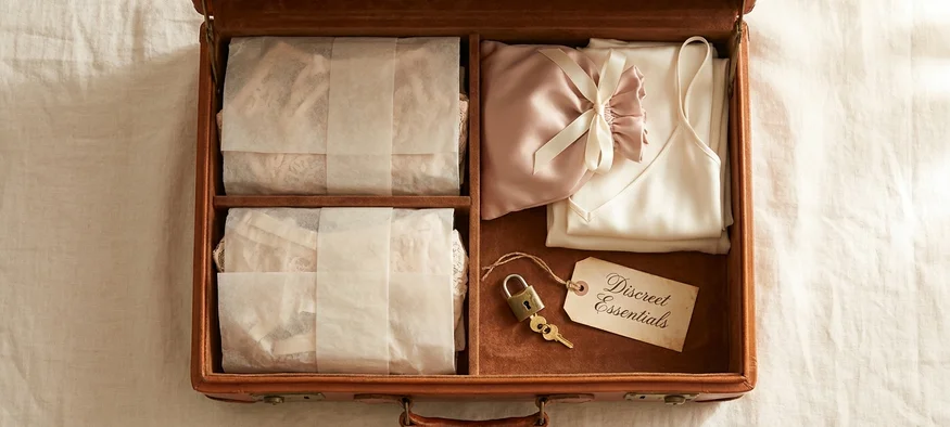 Première fois travesti : discrétion stockage organisé valise lingerie