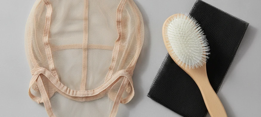 Bonnet de perruque et accessoires de pose pour débuter - Amenzia