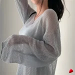 Pull Maille Lazy Travesti Oversize Ajouré — galerie