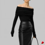 Pull Slash Neck Travesti Off Shoulder All-Match — image principale
