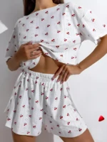 Ensemble Pyjama Travesti Sexy Hollow Split Shorts — galerie