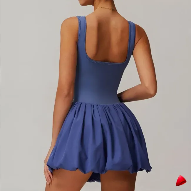 Robe Sport Travesti Tennis Skort Bouffante Body Intégré — galerie