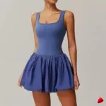 Robe Sport Travesti Tennis Skort Bouffante Body Intégré — galerie