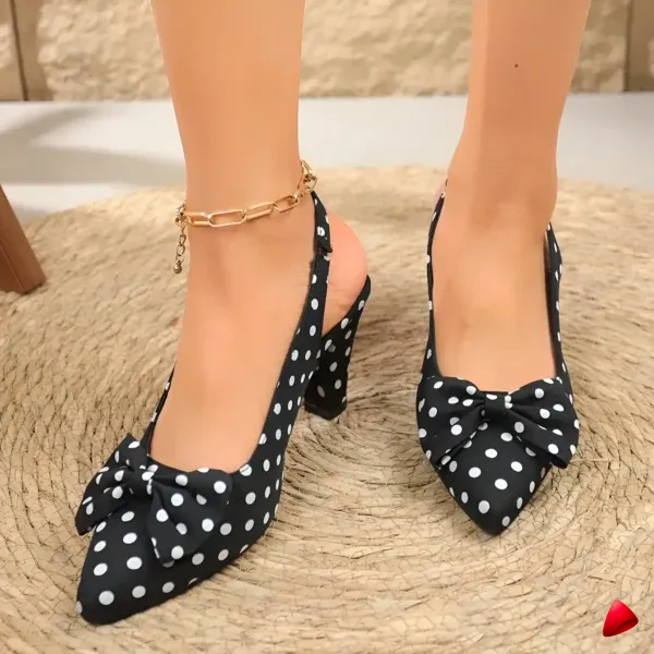 Sandale Travesti Slingback Cuir Verni Bout Ouvert Talon Aiguille — galerie
