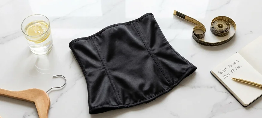 Shapewear travesti : corset waist trainer taille de guêpe morphologie homme