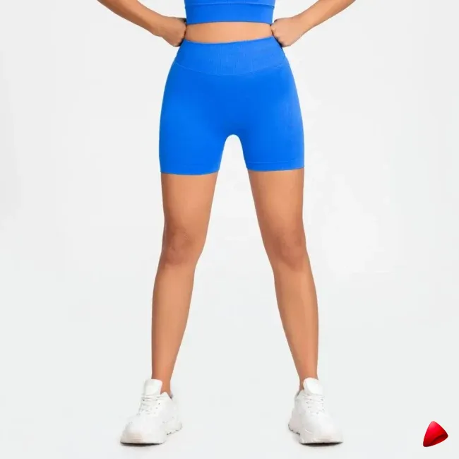 Short Cycliste Travesti Sport Seamless Scrunch Butt Push-Up — galerie
