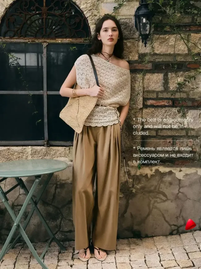 Top Crochet Travesti Bohémien Cropped Off-Shoulder — galerie