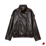 Veste Cuir Travesti Oversize Bomber Hiver — galerie