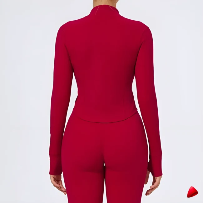 Veste Fitness Travesti Slim Zip Quick-Dry 6 Coloris — galerie