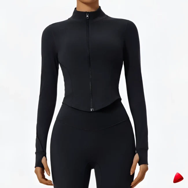 Veste Fitness Travesti Slim Zip Quick-Dry 6 Coloris — galerie