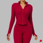 Veste Fitness Travesti Slim Zip Quick-Dry 6 Coloris — image principale