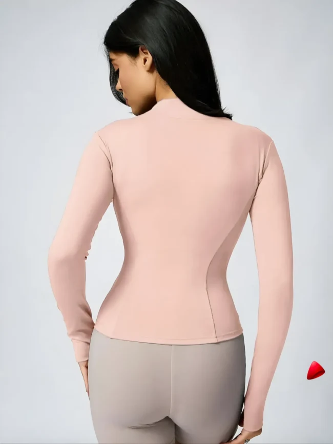 Veste Workout Travesti Slim Zip Quick-Dry 12 Coloris — galerie