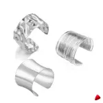 Bracelet Bras Travesti Manchettes 3 Pieces Or Irregulier — galerie
