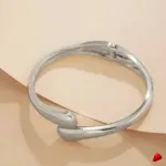 Bracelet Travesti Anneau Large Metal Torsade Irregulier — galerie
