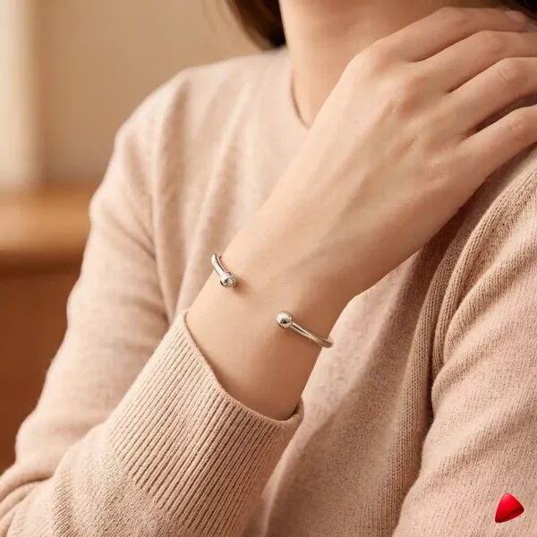 Bracelet Travesti Minimaliste Argent Sterling 925 Massif — galerie