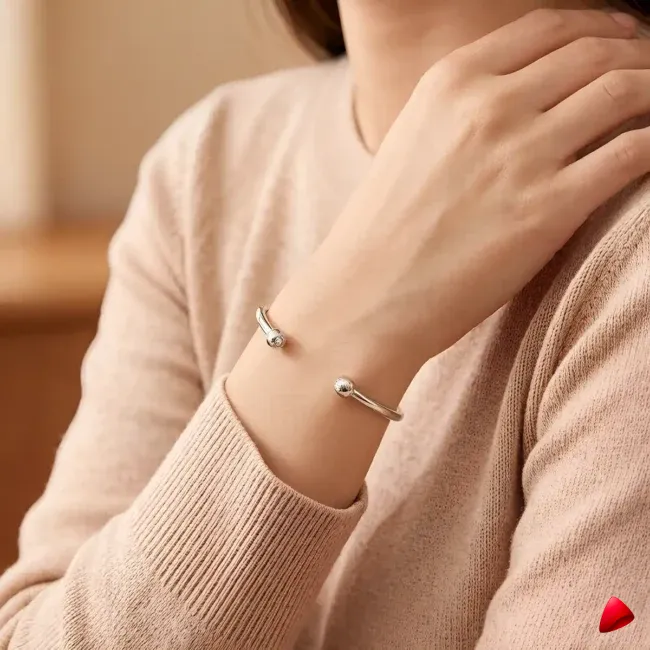 Bracelet Travesti Minimaliste Argent Sterling 925 Massif — galerie