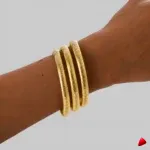 Bracelet Travesti Ensemble Bangle Acier Or 18k Set — image principale