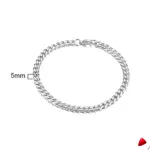 Bracelet Travesti Chaine Cubaine Acier Empilable Or — galerie