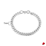 Bracelet Travesti Chaine Cubaine Acier Empilable Or — galerie