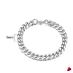 Bracelet Travesti Chaine Cubaine Acier Empilable Or — galerie