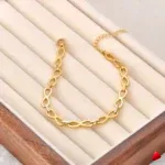 Bracelet Travesti Chaine Eternite Infinie Or 18k Etanche — galerie