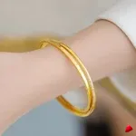 Bracelet Travesti Lettre Chaine Or 18k AU750 Luxe — galerie