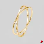 Bracelet Travesti Lettre Chaine Or 18k AU750 Luxe — image principale