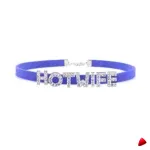 Collier Travesti Chocker Lettres Strass Hotwife Personnalise — galerie